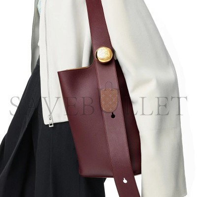 LOEWE MEDIUM PEBBLE BUCKET IN SMOOTH CALFSKIN AANBBBWX01 (28*24.5*23.5cm)